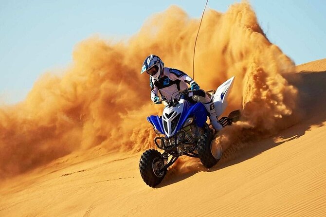 Desert Combo safari, Camel ride, Quad Bike and Dune Bashing(ALL INCLUSIVE) - Quad Biking: The Best Activity for Driving Time