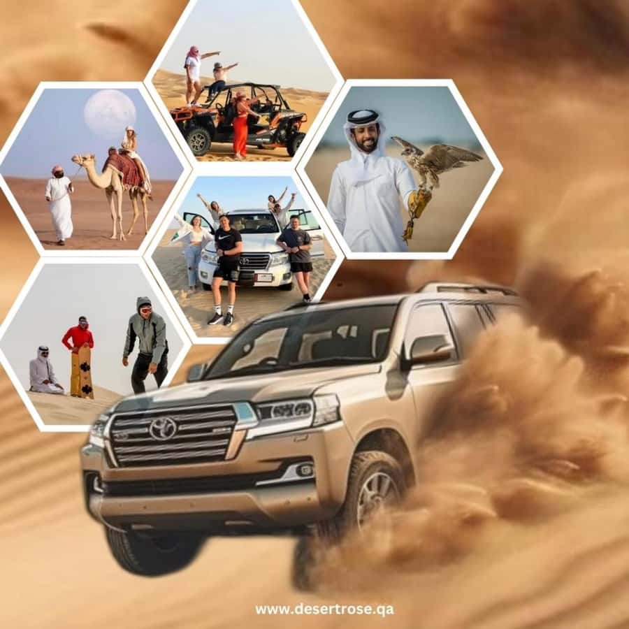 Desert Safari, Dunes Ride, Sand Boarding & Inland Sea Tour - Meeting at National Museum Metro Station