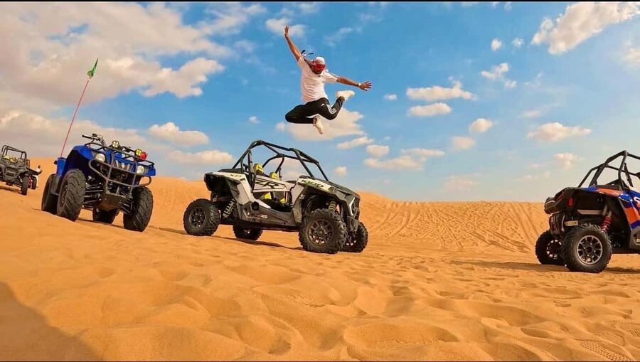 Desert Safari, QuadBike,Dune buggy, Sandboarding & CamelRide - The camel ride is short but worthwhile