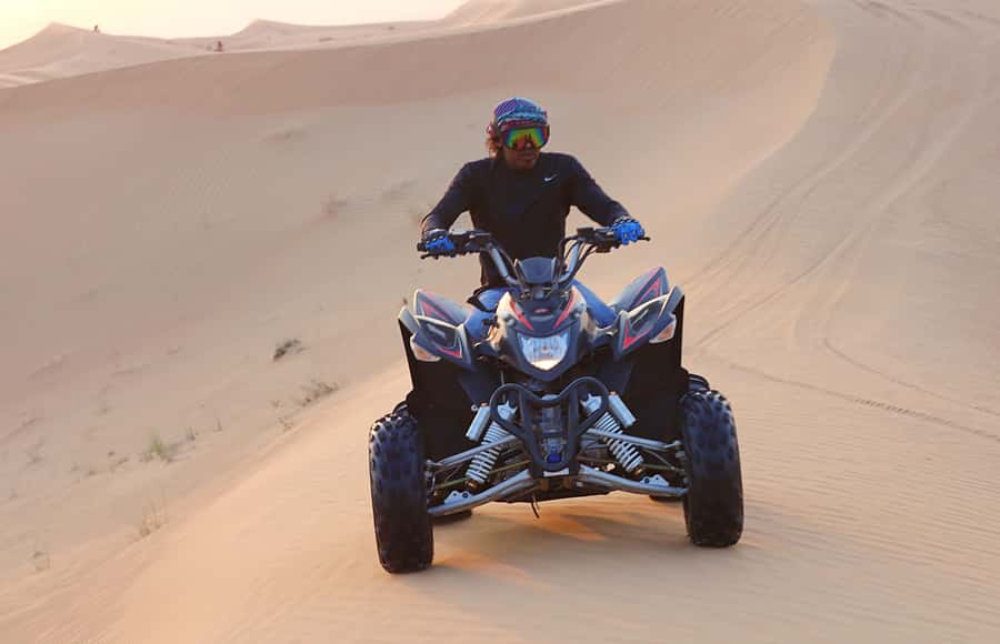 Desert Safari Self-Drive Quad Bike OR Dune Buggy Experience - Inland Sea Beach: Sandboarding and Dune Bashing