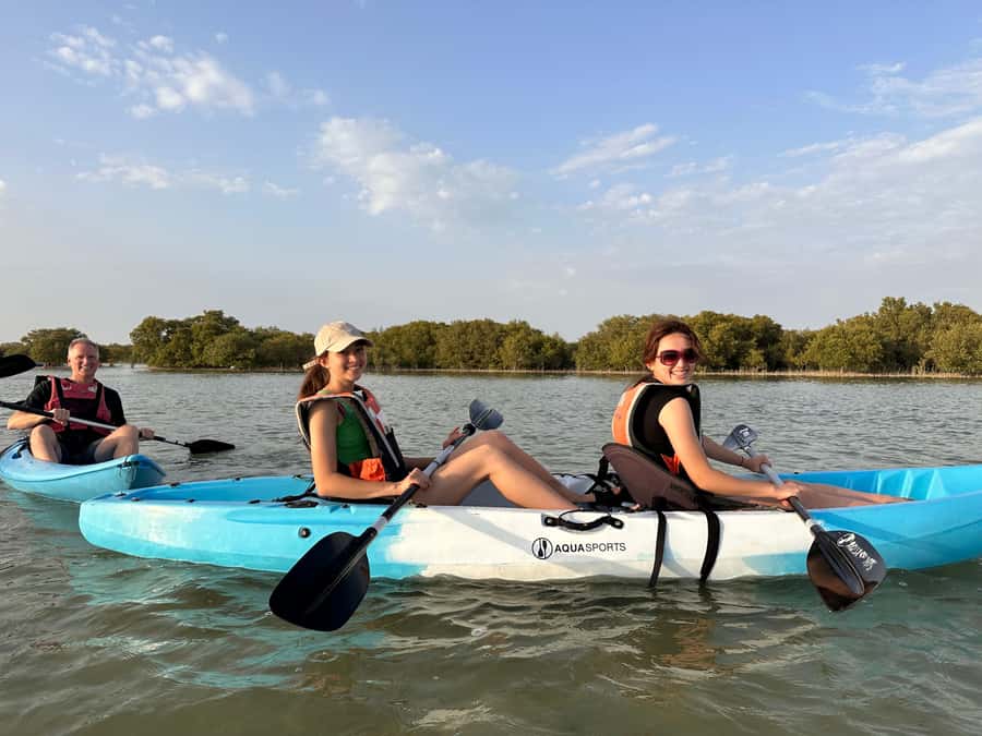 Discover Purple Island | Guided Mangrove Kayaking Experience - Paddling Through Al Thakira’s Mangroves