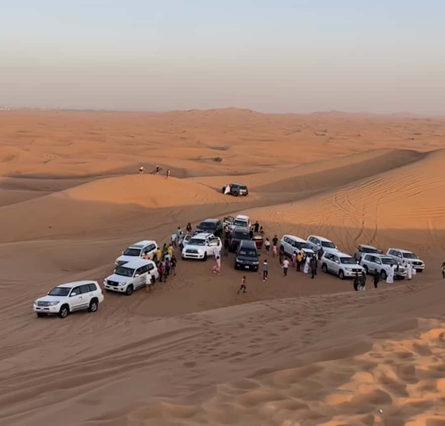 Doha Activities: Desert Safari, Dune Bashing & Inland Sea - Sandboarding on Qatar’s soft dunes