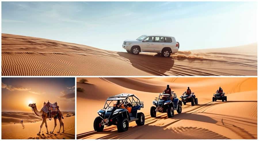 Doha: ATV/Desert Safari with Activities and Inland Sea Stop - Starting at Qatar National Museum metro station