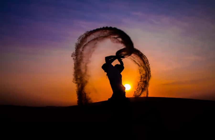 Doha: ATV Quad, Buggy Dune Bashing,Camel Ride & Sandboarding - The Inland Sea and the final desert views