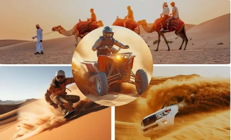 Doha: ATV, Quad or Buggy, Dune Bashing, Camel & Sandboarding - From Doha to the Inland Sea Desert