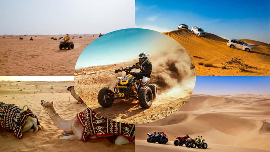Doha: Combo Private Tour of Desert Safari with ATV Ride - Leaving Doha in a private 4x4