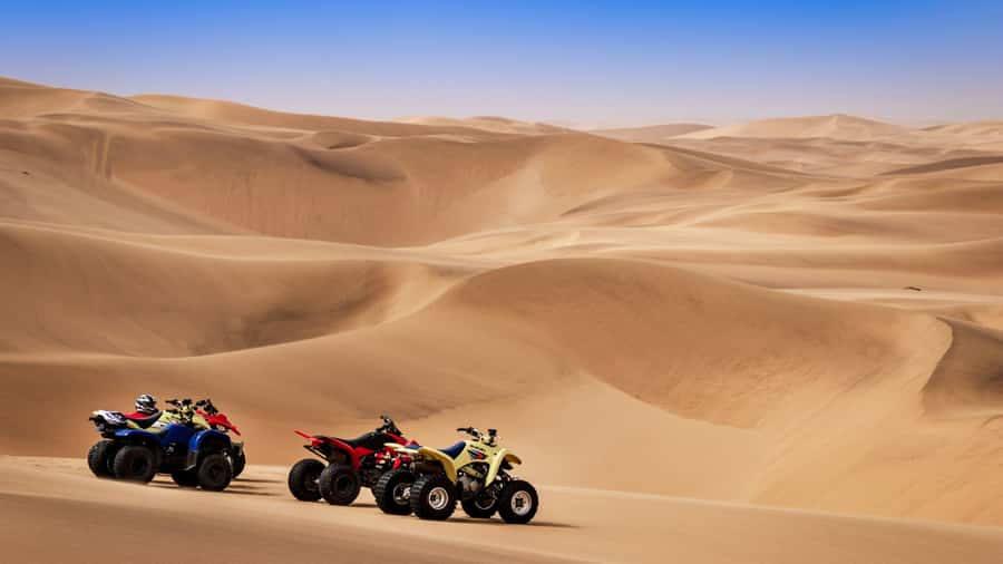 Doha: Combo Private Tour of Desert Safari with ATV Ride - A 30-minute ride on a 350cc ATV