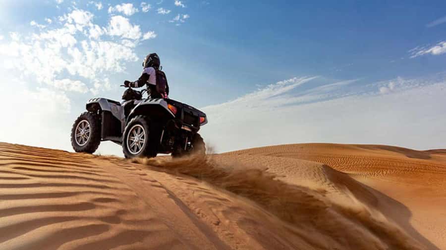 Doha: Combo Private Tour of Desert Safari with ATV Ride - Khor Al Udaid Beach and the first desert views