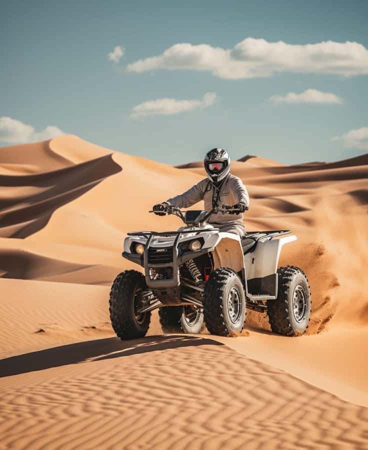 Doha: Desert All Activities ATV Quad Bike, Dune Bashing - Timing, comfort, and what to bring