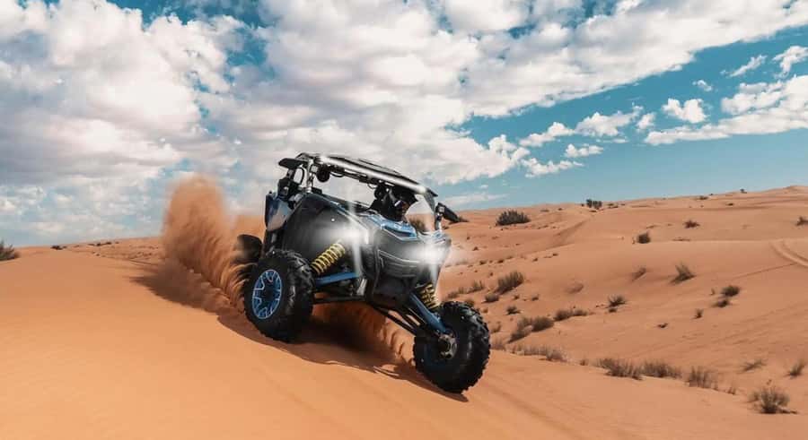 Doha: Desert Buggy Ride, Camel Ride, Dune Bashing, Sandboard - Pickup from Doha and the 45-minute ride outward