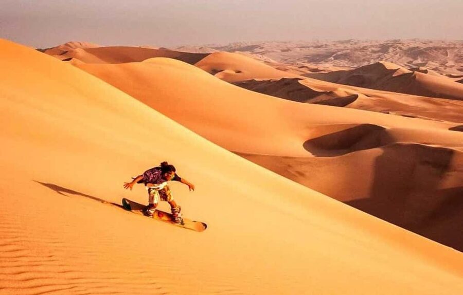 Doha Desert Excursion, Camel Ride, Inland sea, Sandboarding - Dune bashing brings the main burst of speed