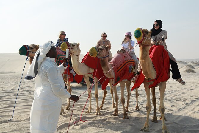 Doha Desert Excursion Dune Bashing Sandboarding Camel Ride - Khor Al Adaid and the Inland Sea