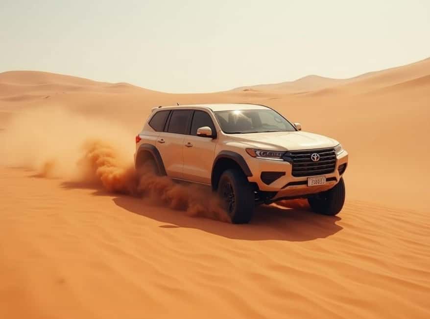 Doha: Desert Safari, Camel Ride, Dune Bashing & Inland Sea - From Doha to Qatar’s open desert