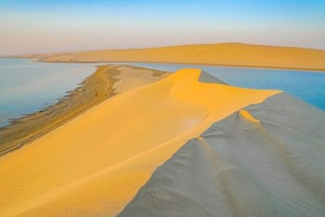Doha Desert Safari Camel Ride, Sandboarding and Inland Sea - Pickup from Doha and the road toward the dunes