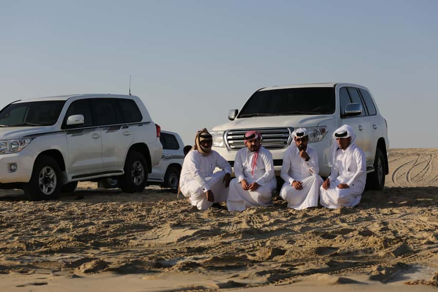 DOHA: Desert safari +Dune Bashing, Camel ride & Quad bikes - The 45-minute rush across the dunes