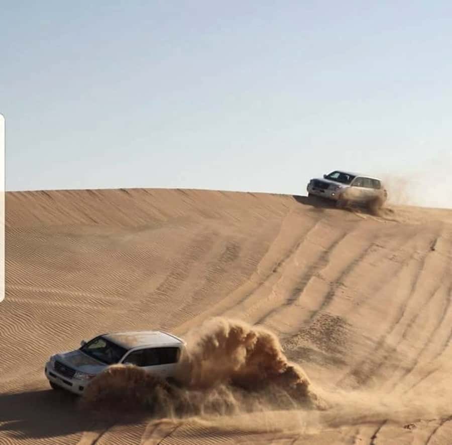 Doha: Desert Safari Dune Bashing, Sandboarding, & Camel Ride - Reaching the Inland Sea of Qatar