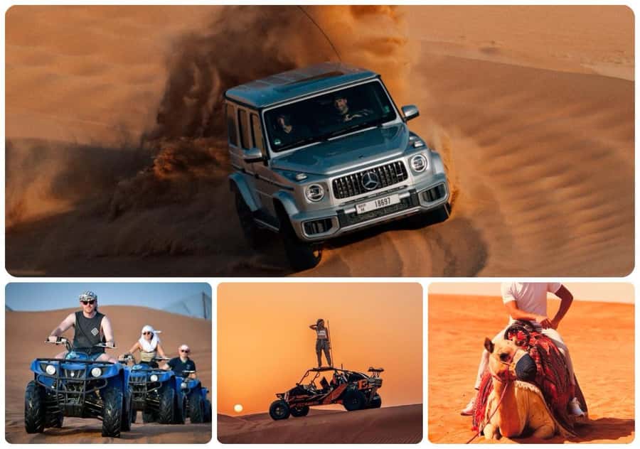 Doha: Desert Safari Experience – Quad Bike, Buggy/Camel Ride - Dune Bashing With Tariq, Kareem, and Other Drivers