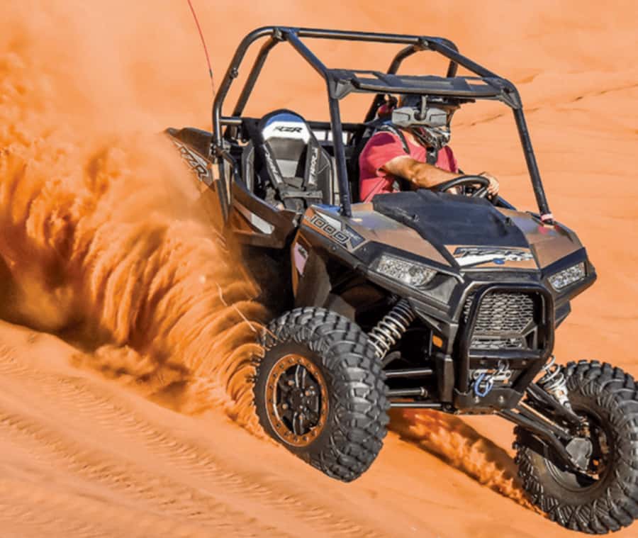 Doha: Desert Safari, Quad Bike, Camel Ride & Inland Sea - Dune bashing with an experienced driver