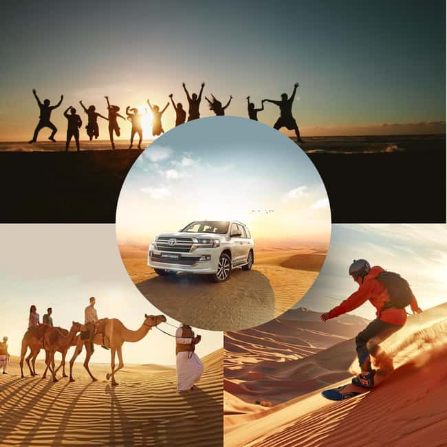 Doha: Desert Safari, Sandboarding, Camel Ride and Inland Sea - Dune bashing: the main event