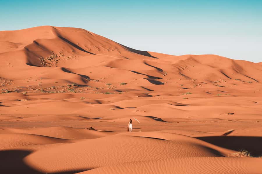 Doha: Desert Safari, Sandboarding, Dune Bashing & Inland Sea - Sandboarding on Qatar’s dunes