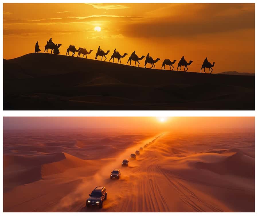 "Doha Desert Safari with all activities" - A short desert stop for photos and free time