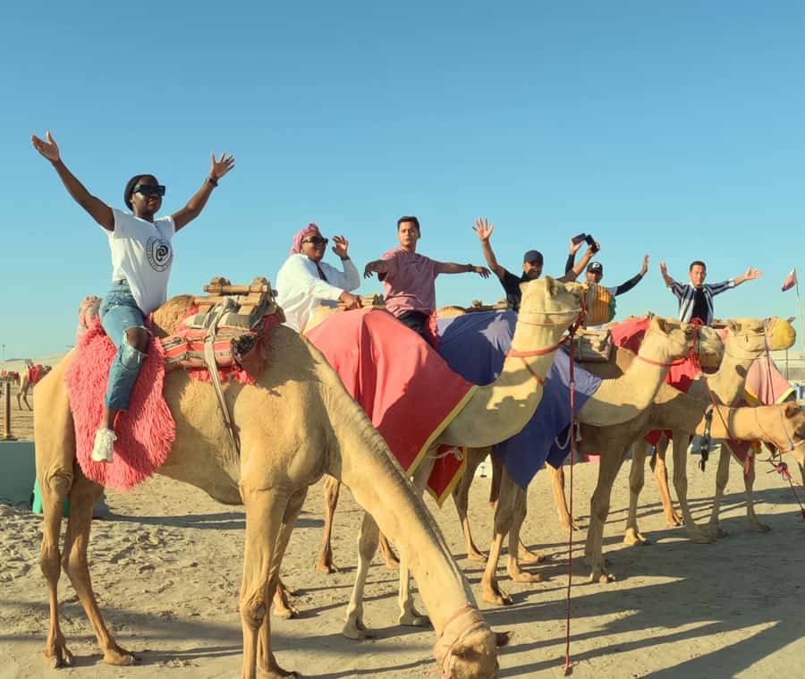 Doha: Desert Safari with Camel Ride and Quad Bike and Buggy - Sand boarding is simple, fun, and easy to miss