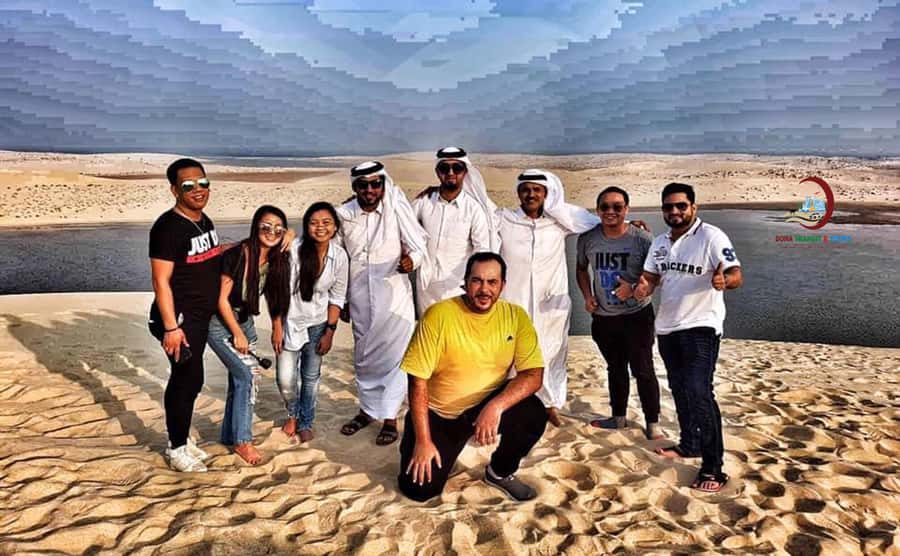 Doha: Desert Safari with Dune Bashing and Inland Sea - Thirty minutes to try sandboarding