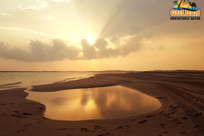 Doha: Desert Safari With Quad bike ,Camel Ride And Sand Boarding - The Inland Sea and the final stretch across the dunes