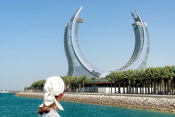 Doha Express City Tour with Dhow Cruise - Ten Minutes at the I Love Lusail Statue