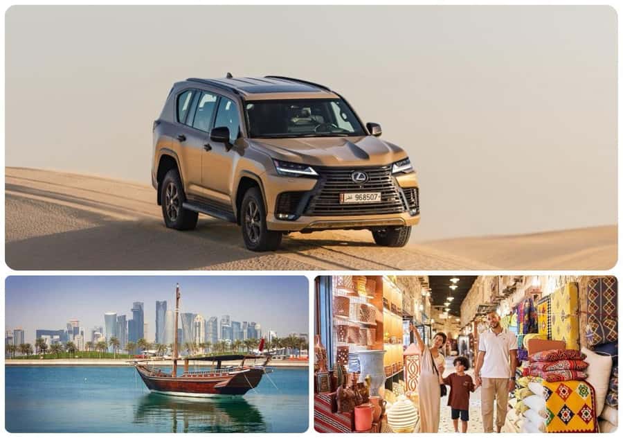 Doha : Full day Combo Tour to Doha City And Desert Safari - Box Park gives you a quick modern welcome