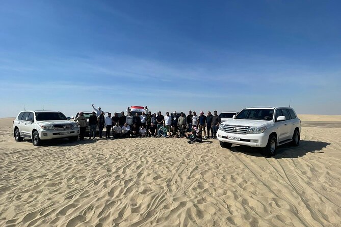 Doha Half Day Desert Safari Dune Bashing Camel Ride Sandboarding - Reaching Khor Al Udeid and Qatar’s Inland Sea