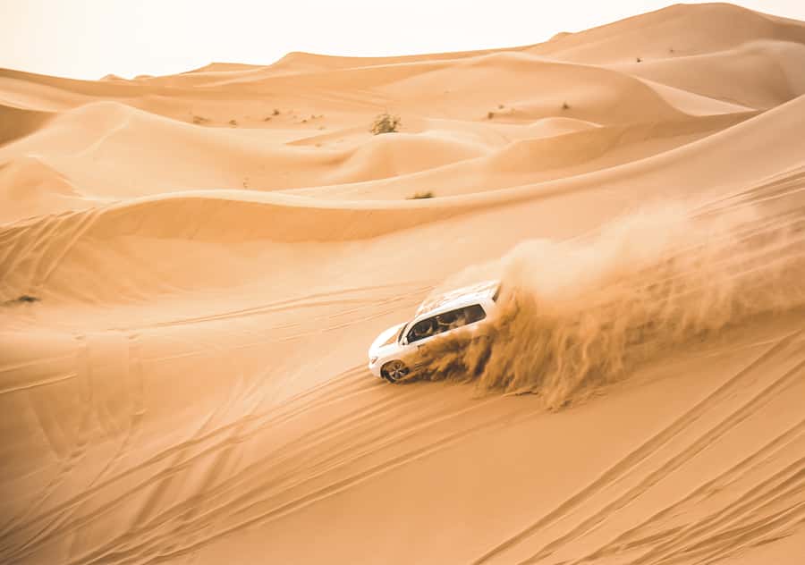 Doha: Half-Day Desert Safari, Quad Bike, Camels & Inland Sea - The 4x4 ride turns into the main event