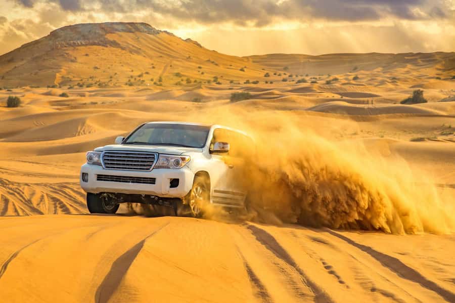 Doha: Inland Sea Desert Safari With All Activities - Dune bashing: the fastest part of the outing