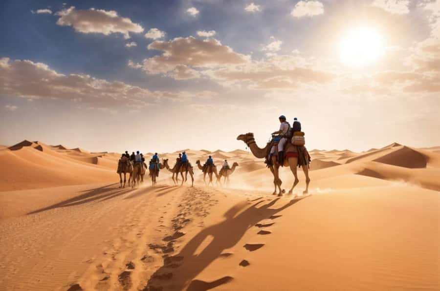 Doha: inland sea Tour With Dune Bashing &Sandboarding fun - Khor al Adaid, Qatar’s Inland Sea