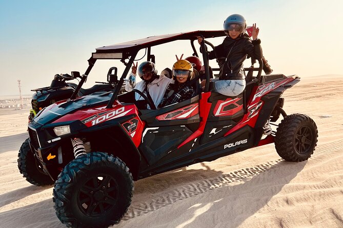 Doha: Luxury Desert Safari, Quad Bike & Sandboarding - Khor Al Udaid Beach brings the real rush