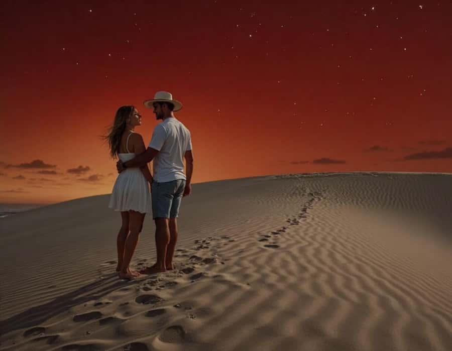 Doha : Night Desert Safari with Dune Bashing & Stargazing - From Doha to the dunes in an air-conditioned 4x4