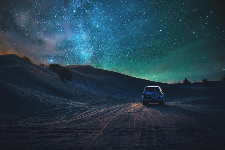 Doha: Night Safari with Dune Bashing and Camel Ride - Leaving Doha for the Al Wakrah desert