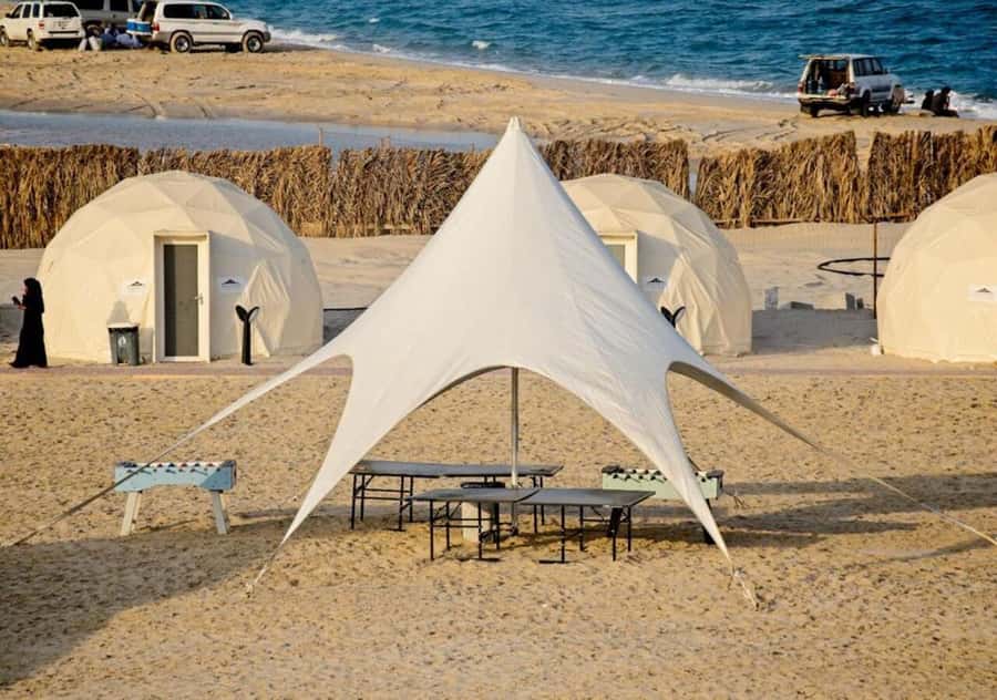 Doha: Overnight Desert Camping With BBQ Dinner & Breakfast - Khor Al-Adaid, Qatar’s Inland Sea