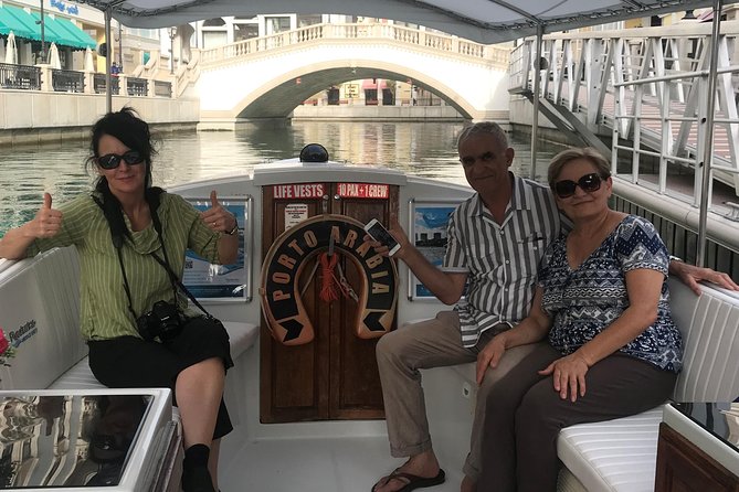 Doha: Pearl Island Food Tour – 7 Tastings, AC Vehicle - Porto Arabia: Karak tea with marina views