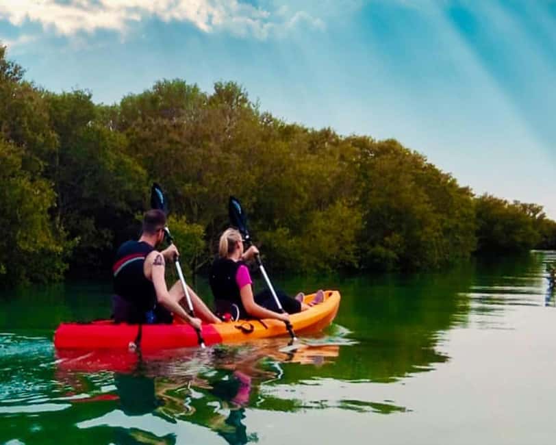 Doha: Private Purple Island Mangroves Kayaking Adventure - A closer look at safety and effort