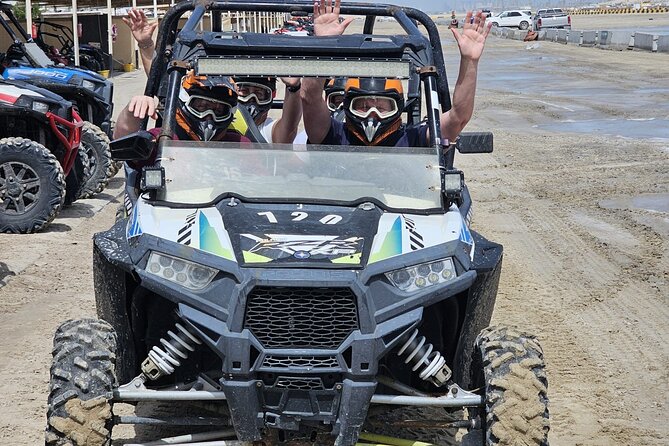 Doha Qatar ATV Quad Bike Buggy Dune Bashing and Camel Ride - Dune bashing and sandboarding at Sealine Beach