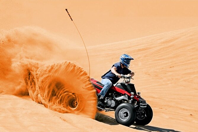 Doha Qatar ATV, Quad Or Buggy, DuneBashing,CamelRide,Sandboarding - Camel riding adds a slower Qatari moment
