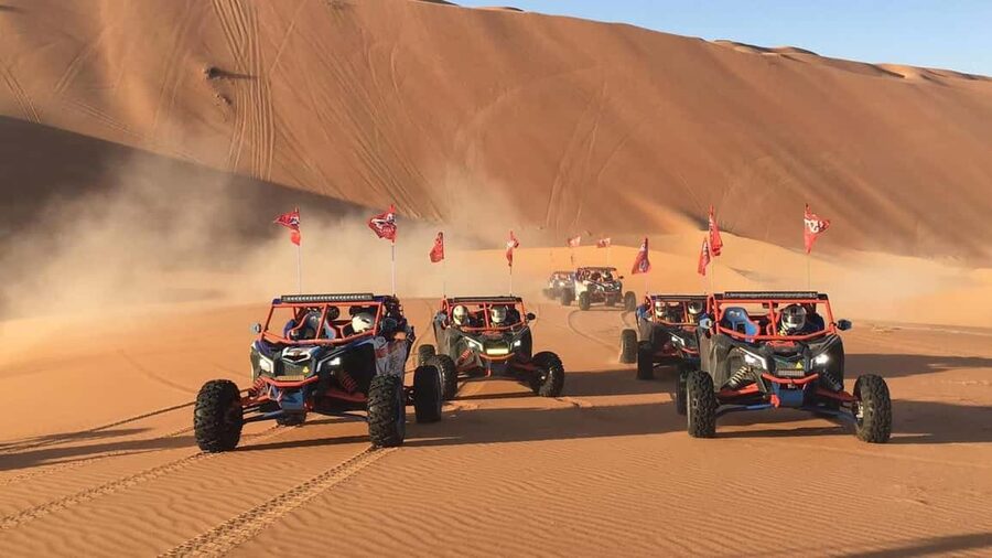 Doha Qatar Buggy ride, camel ride, dune bashing, sandboard. - The 1000cc buggy ride at Sealine Beach Resort