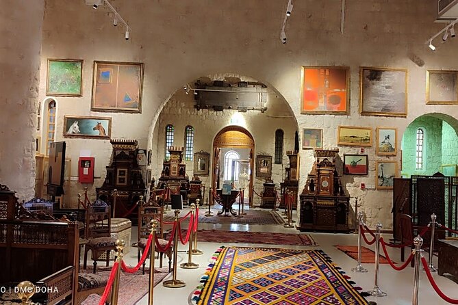 Doha, Qatar: Came Racing Track, Oryx & Sheikh Faisal Museum Tour. - World Cup stadiums on the way through Al Rayyan