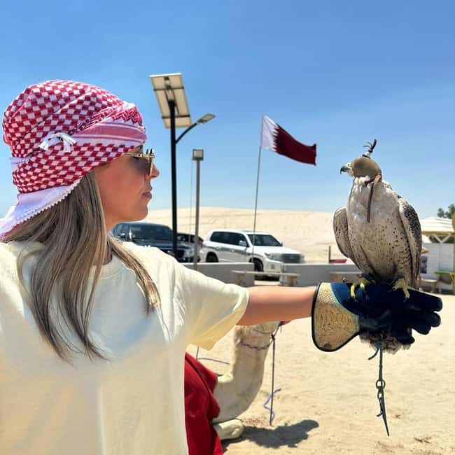 Doha Qatar : sealine adventure Camel Ride sandboard Sunset - Dune bashing across the sand