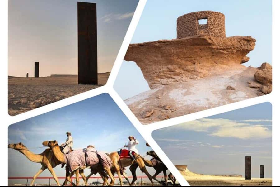 Doha: Richard Serra Sculpture, Zekreet and West Coast Tour - A short pause at Zekreet Beach