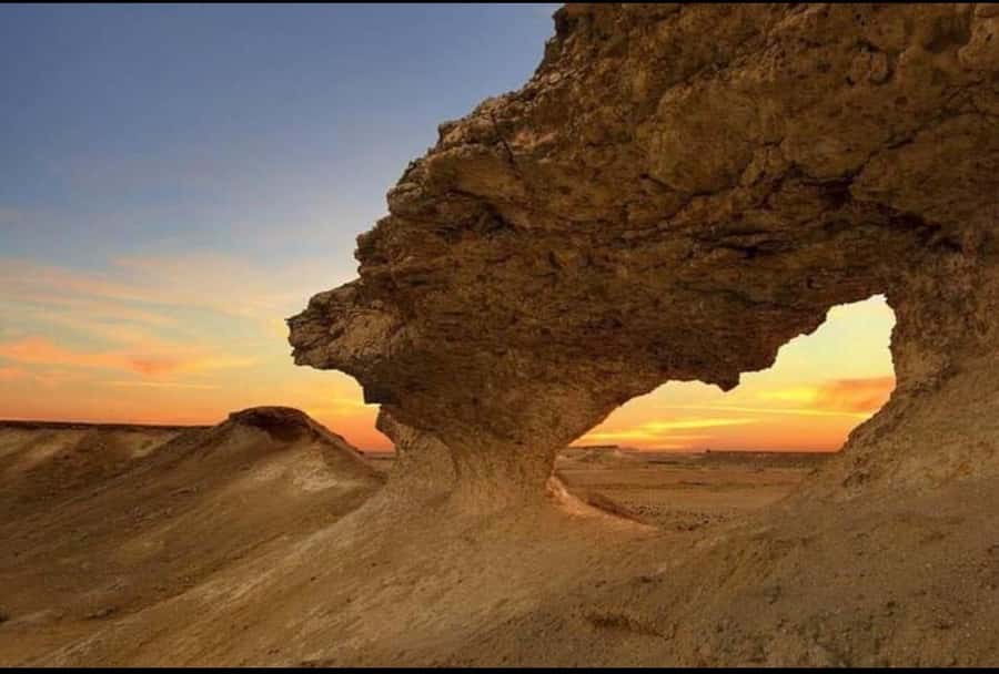 Doha: Richard Serra Sculpture, Zekreet and West Coast Tour - Zekreet’s wind-carved mushroom rocks