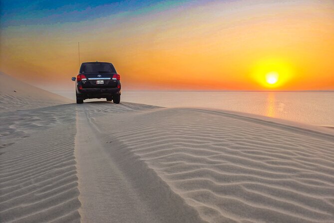 Doha Safari Adventures, Dune Bashing, Sand Buggy, Camel Ride Tour - Sandboarding for a simple, low-cost extra thrill