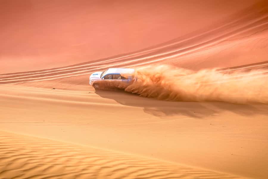 A Qatari desert day in four pictures
