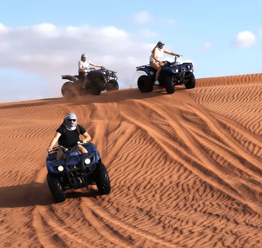 Doha Safari: ATV Ride, Dune Bashing, & Sandboarding Fun - Who will enjoy this desert morning?